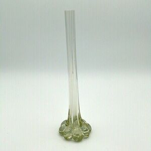 Vintage Bud Vase, Glass. Looks like Murano floral fluted bud vase
